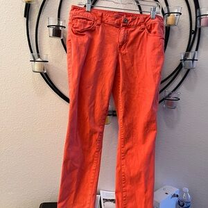 Cabi coral skinny jeans